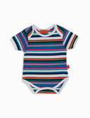 Body bambino cotone righe multicolor bianco - Gallo 1927 - Official Online Shop