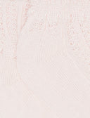 Calze corte bambino cotone risvolto e cappette a righe verticali rosa - Gallo 1927 - Official Online Shop