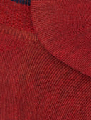 Sneakers uomo cotone bordò tinta unita - Gallo 1927 - Official Online Shop