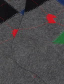 Calze lunghe uomo cotone grigio fantasia intarsio - Gallo 1927 - Official Online Shop