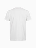 T-shirt uomo cotone tinta unita e taschino multicolor bianco - Gallo 1927 - Official Online Shop