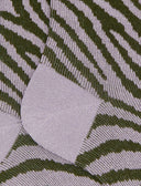 Calze corte donna cotone fantasia zebrato lurex viola - Gallo 1927 - Official Online Shop