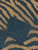 Calze corte donna cotone fantasia zebrato con effetto scintillante blu - Gallo 1927 - Official Online Shop