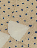 Calze corte donna cotone e lurex fantasia pois lurex beige - Gallo 1927 - Official Online Shop