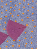 Calze corte donna cotone azzurro fantasia pois effetto scintillante - Gallo 1927 - Official Online Shop