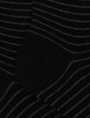 Calze lunghe donna angora nero righine bicolore - Gallo 1927 - Official Online Shop