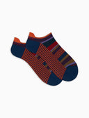Sneakers uomo cotone viola righe multicolor e windsor - Gallo 1927 - Official Online Shop