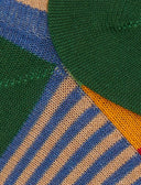 Sneakers donna cotone azzurro righe multicolor e windsor - Gallo 1927 - Official Online Shop