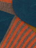 Sneakers donna cotone marrone righe multicolor e windsor - Gallo 1927 - Official Online Shop