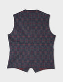 Gilet uomo poliestere e cotone royal fantasia scozzese - Gallo 1927 - Official Online Shop