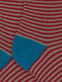 Calze corte bambino cotone beige righe windsor effetto scintillante - Gallo 1927 - Official Online Shop