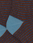 Calze corte bambino cotone blu righe windsor effetto scintillante - Gallo 1927 - Official Online Shop