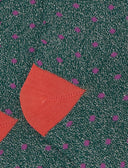 Calze corte bambino cotone e lurex verde fantasia pois - Gallo 1927 - Official Online Shop