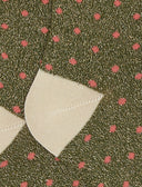 Calze corte bambino cotone e lurex verde muschio fantasia pois - Gallo 1927 - Official Online Shop