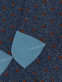 Calze corte bambino cotone blu fantasia pois effetto scintillante - Gallo 1927 - Official Online Shop