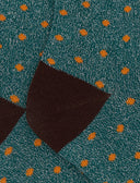 Calze corte bambino cotone verde fantasia pois effetto scintillante - Gallo 1927 - Official Online Shop