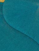 Sneakers uomo cotone tinta unita color pavone - Gallo 1927 - Official Online Shop