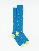 Calze lunghe uomo cotone leggerissimo egeo fantasia cacatua e tucani - Gallo 1927 - Official Online Shop