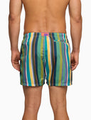 Boxer mare uomo righe multicolor verde - Gallo 1927 - Official Online Shop