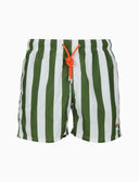 Boxer mare uomo righe bicolore verde - Gallo 1927 - Official Online Shop
