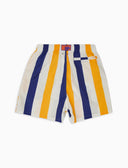 Boxer mare uomo poliestere blu copiativo righe tricolore - Gallo 1927 - Official Online Shop