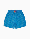 Boxer mare uomo poliestere turchese fantasia pois - Gallo 1927 - Official Online Shop