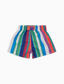 Boxer mare bambino righe multicolor bianco - Gallo 1927 - Official Online Shop