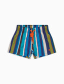 Boxer mare bambino righe multicolor blu - Gallo 1927 - Official Online Shop