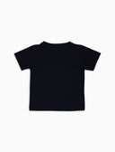 T-shirt bambino cotone tinta unita con taschino righe multicolor blu - Gallo 1927 - Official Online Shop