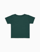 T-shirt bambino cotone tinta unita con taschino righe multicolor verde - Gallo 1927 - Official Online Shop