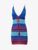 Mini abito donna cotone ciliegia righe di diverse dimensioni - Gallo 1927 - Official Online Shop