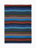 Sciarpa leggera unisex blu righe multicolor - Gallo 1927 - Official Online Shop