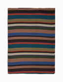 Sciarpa leggera unisex beige righe multicolor - Gallo 1927 - Official Online Shop