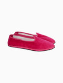 Friulane unisex velluto fucsia tinta unita - Gallo 1927 - Official Online Shop