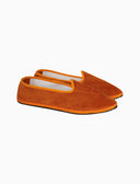 Friulane unisex velluto arancio tinta unita - Gallo 1927 - Official Online Shop