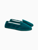 Friulane unisex velluto verde tinta unita - Gallo 1927 - Official Online Shop