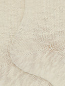 Calze corte unisex cotone a costa tinta unita beige - Gallo 1927 - Official Online Shop