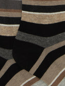 Parigina donna cotone nero righe multicolor - Gallo 1927 - Official Online Shop