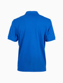 Polo uomo cotone tinta unita con sottocollo multicolor azzurro - Gallo 1927 - Official Online Shop