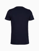 T-shirt girocollo uomo cotone blu con taschino fantasia surfisti - Gallo 1927 - Official Online Shop