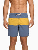 Boxer mare uomo tinta unita blu con con contrasti - Gallo 1927 - Official Online Shop