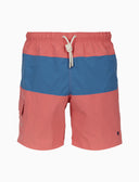 Boxer mare uomo tinta unita rosa con con contrasti - Gallo 1927 - Official Online Shop