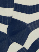 Calze lunghe uomo cotone a coste righe bicolore blu - Gallo 1927 - Official Online Shop