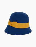 Cloche donna in feltro blu tinta unita - Gallo 1927 - Official Online Shop