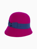 Cloche donna in feltro fucsia tinta unita - Gallo 1927 - Official Online Shop
