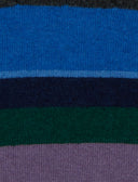 Guanti uomo lana blu righe multicolor - Gallo 1927 - Official Online Shop