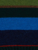 Guanti uomo lana verde righe multicolor - Gallo 1927 - Official Online Shop