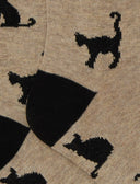 Calze lunghe bambino cotone beige fantasia gatti - Gallo 1927 - Official Online Shop