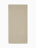 Sciarpa unisex lana, seta e cashmere bianco a coste tinta unita - Gallo 1927 - Official Online Shop