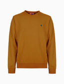 Felpa girocollo unisex cotone giallo tinta unita - Gallo 1927 - Official Online Shop